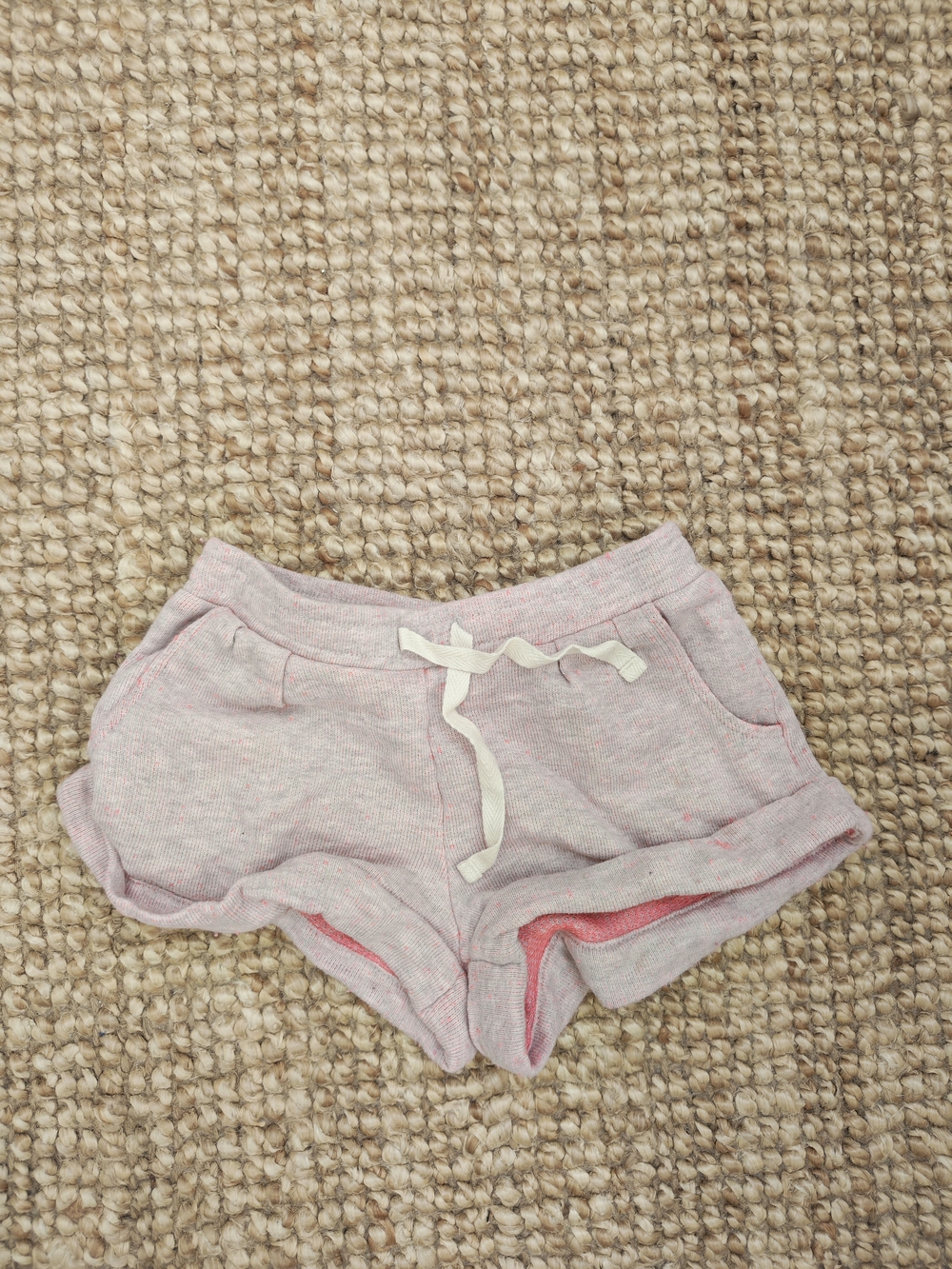 Tucker + Tate Light Pink Heather Girls' Drawstring Shorts